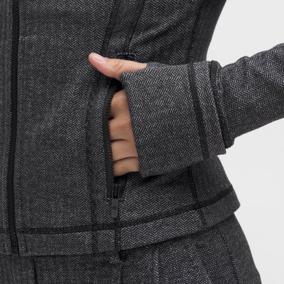 Define Cropped Jacket Herringbone - Picture 5 of 6